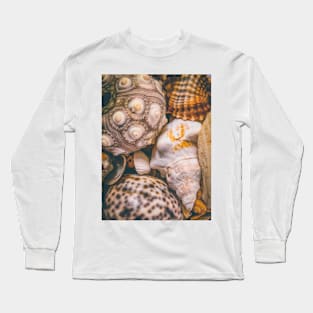 Seashells Caribbean Relax Travel Yoga Meditation Long Sleeve T-Shirt